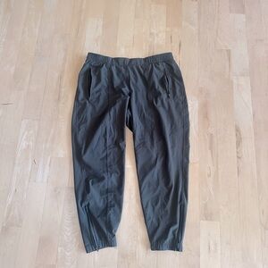 Old Navy Olive Green Joggers w/ Elastic Waistband + Elastic + Zipper Bottom
